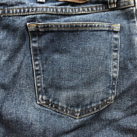 Wrangler Men Jeans Size 38x30 Classic Blue Denim Straight Leg Casual Medium Wash - Picture 11 of 15
